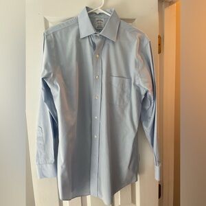 Brooks Brothers Blue Button Up Dress Shirt 15-32